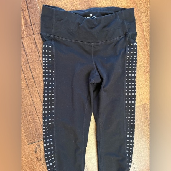 Athleta All Over Reflective Leggings sz xxs extra extra small - Picture 2 of 6